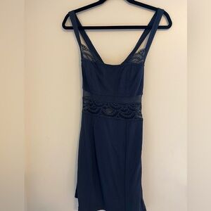 Free People Midnight Blue Lace Dress size M